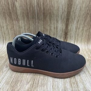 NOBULL Black Gum Trainer Shoes Sneakers CrossFit Size Men’s 7.5 / Women’s 9